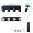 4-Light Rotatable Smart LED Track Light Kit, Dimmable Track Lighting Colour Changing with Remote