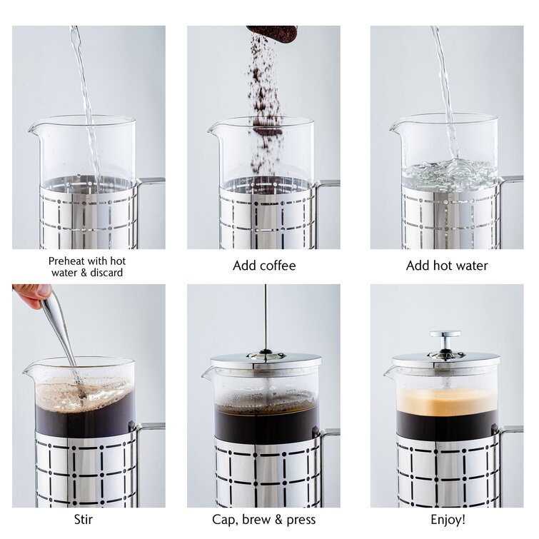 Ovente 8-Cup French Press Coffee Maker