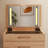 Solid Wood Makeup Vanity with Flip Top Mirror & 3 Adjustable Lighting Modes, Simple Leg Installation-295864717-278587383