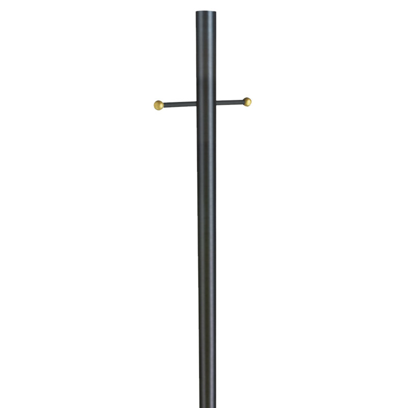 Kerys Lamp Post with Cross Arm, No, No, Black