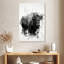 Bison Brampt noir et blanc-108244431