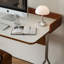 Bureau d'ordinateur blanc Retro Retro
