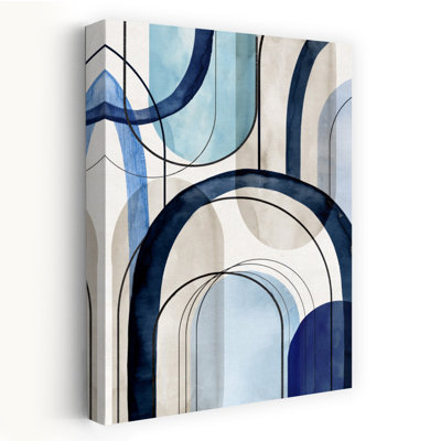 Arches Of Gentle Harmony I Abstract Contemporary Wall Art