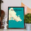 Honolulu City Map - No Frame Print-2081118416