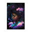 Art mural sur toile tendue - «Black histoire 7» de Wumples, décoration murale pour le salon, la chambre à coucher ou le bureau - 30 x 47