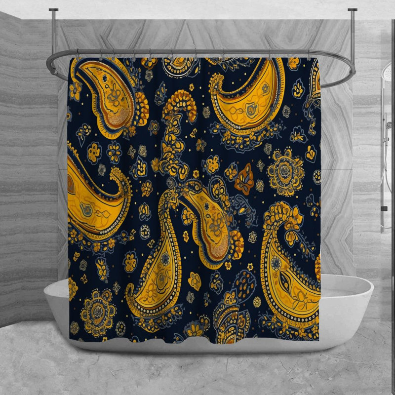 Tapis de bain Paisley, H 84 po x l 70 po