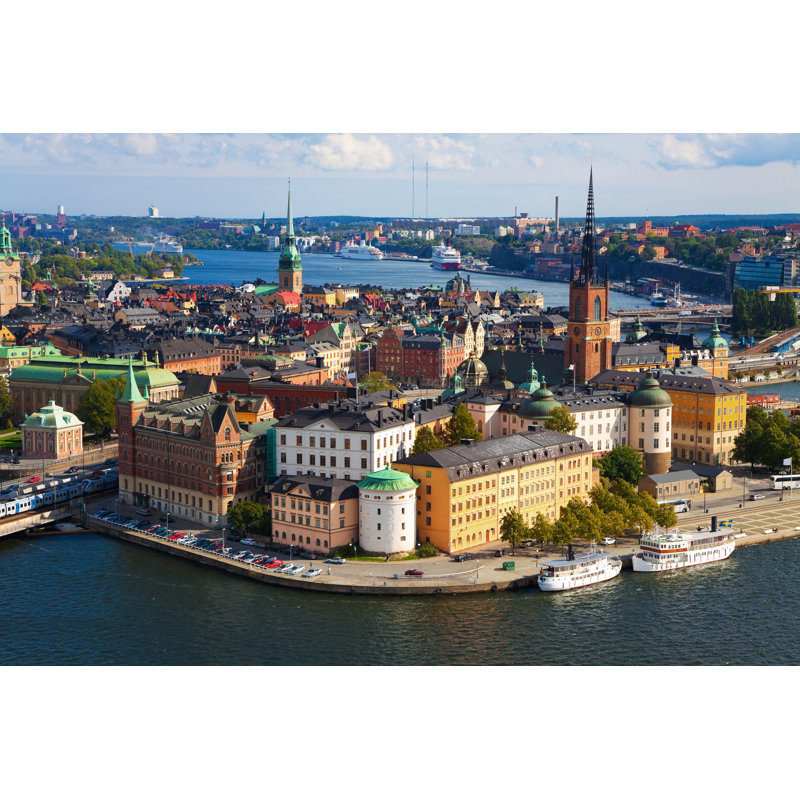 Laryssa Sweden by Scanrail - Wrapped Canvas Print, 81cm H x 122cm W x 3.8cm D