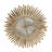 27" In Sunburst Design Wall Mirror