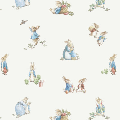 Drap pour lit de bébé Peter Rabbit