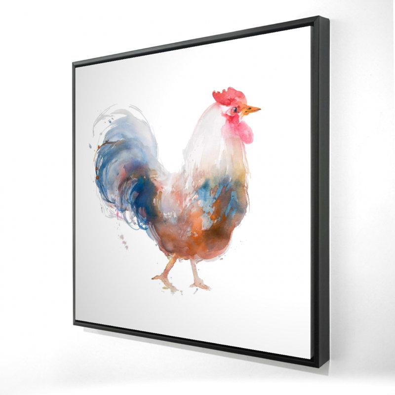«Watercolor Rooster»