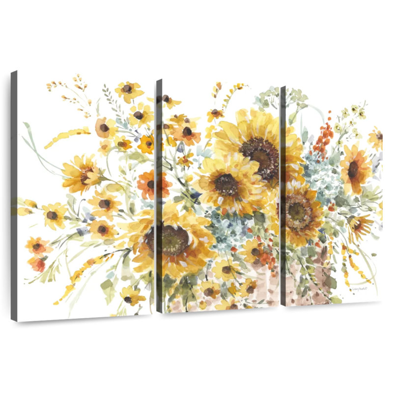 Harnek Sunflowers Forever I, H 28 po x l 45 po