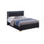 Ensemble de chambre à coucher Queen, noir et or, ensemble 3 pièces avec 2 tables de chevet-136168765-136168766-136168769