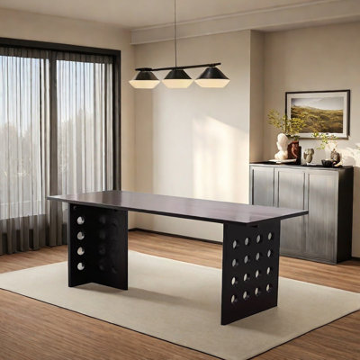 Table en bois massif Sense