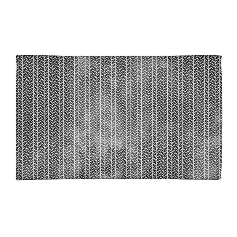 Tapis chevrons area black, Rectangle 2 pi x 3 pi