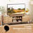 2-door Tv Stand With Charging Station Media Entertainment Center For Tvs Up To 65"