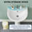 Ebern Designs Armes 29.33065'' Ceramic Bathroom Sink with Faucet