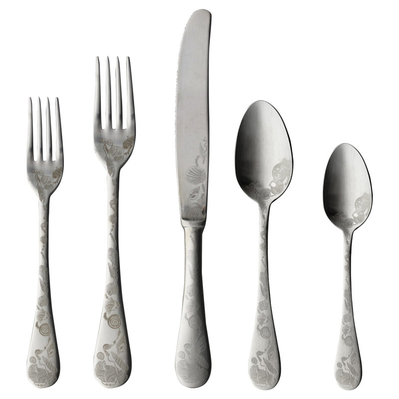 Venere Flatware Set - 5 Pieces - Ice, Ice