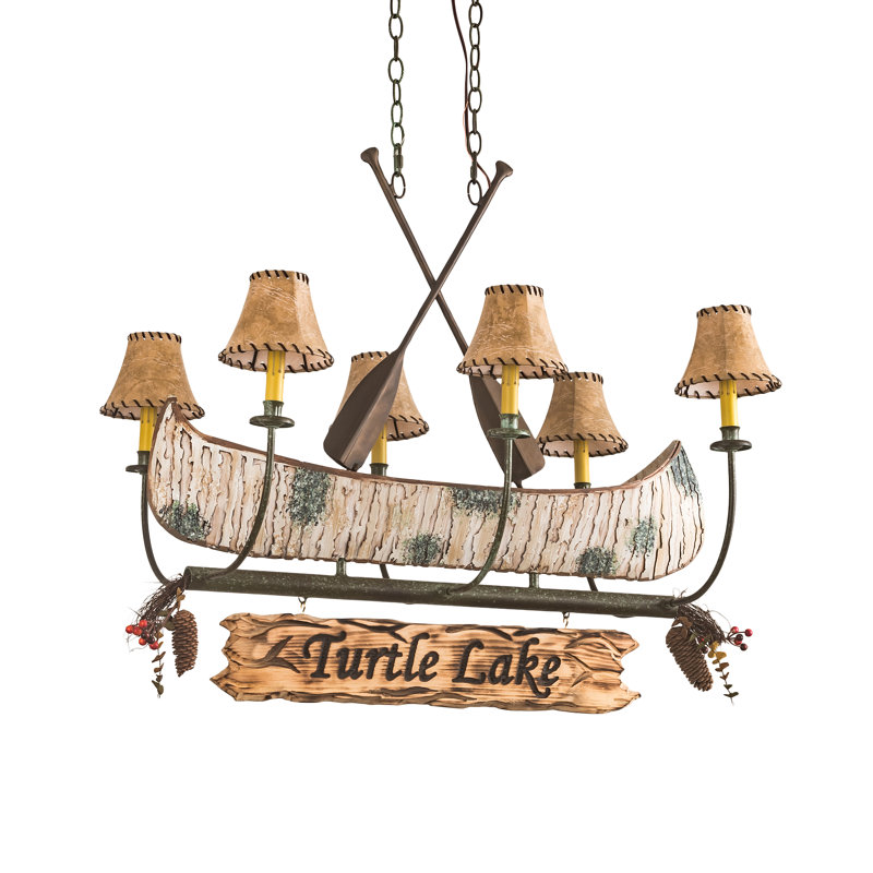 Domnik 6 - Light Dimmable Geometric Chandelier