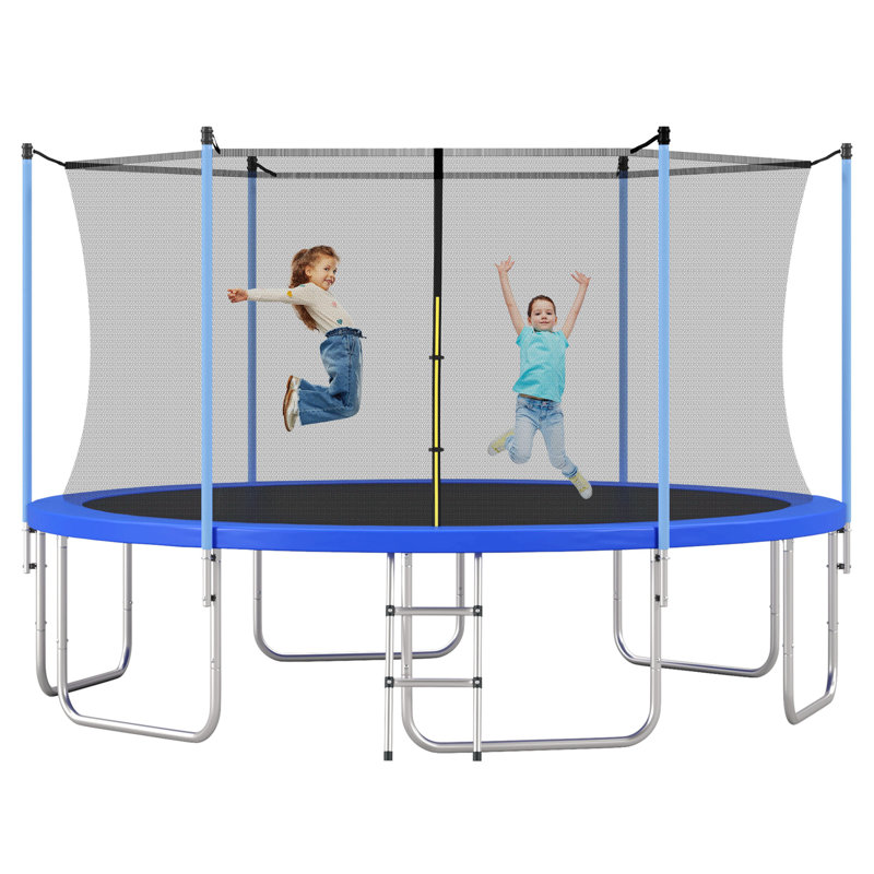Trampoline pour enfants avec filet de sécurité intérieur, trampoline récréatif