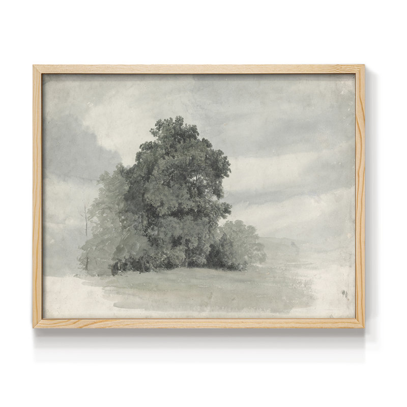 Paysages rétro-CDLI - reproduction encadrée, H 8 po x l 10 po, Naturel