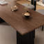 Table de salle à manger moderne simple rectangulaire en bois massif-272999645