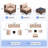 Dinyu Wicker 8 - Person Modular Patio Conversation Sets with Cushions-1444861070