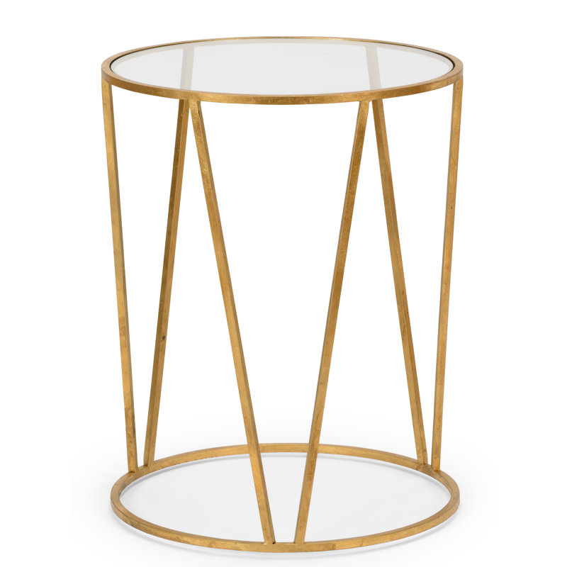 Emery Glass End Table