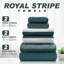 Royal Striped Premium Cotton Bathroom Towels, Super Soft, Thick, Absorbent & Quick Dry – Hand, Bath Towels & Bath Sheet -1176450173-1194454949