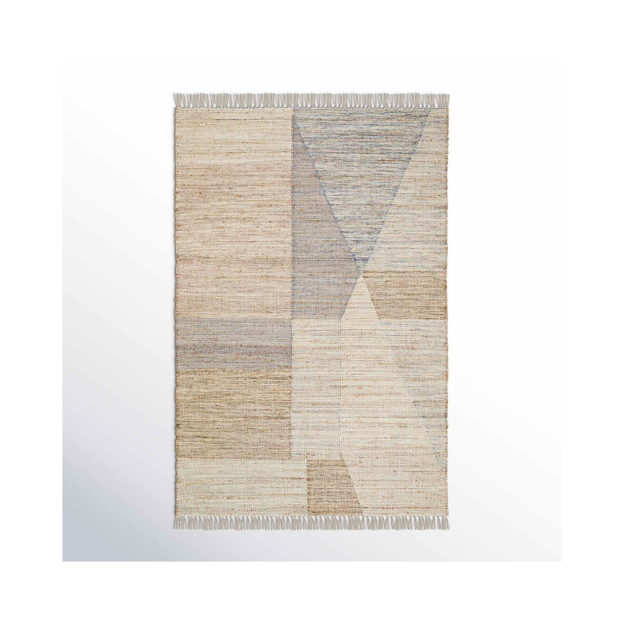 Flatweave Jute Francis Indoor Area Rug, Rectangle 5' x 8'