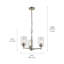 Lustre classique à 3 lumières avec abat-jour Winslow-1712662978