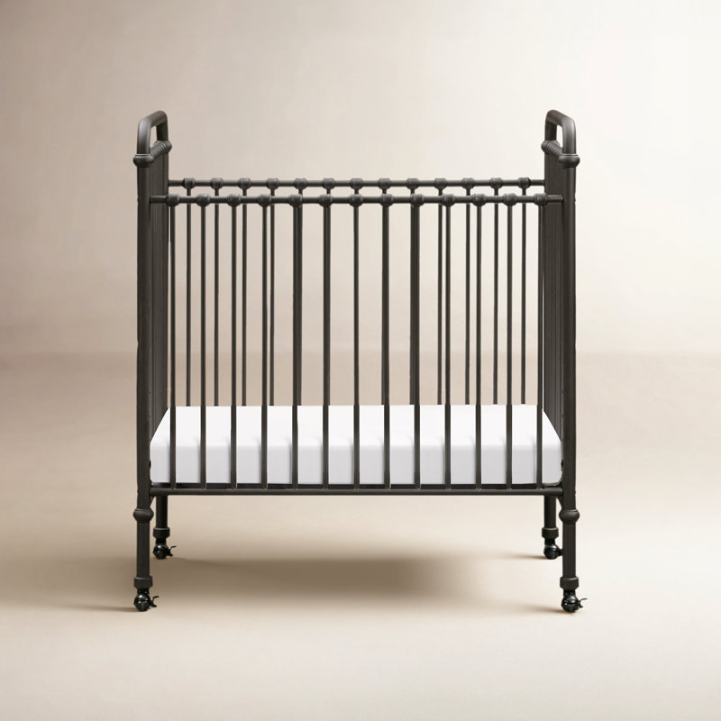 Abigail 3-In-1 Convertible Mini Crib, Vintage Iron
