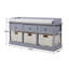 Echo Polyester Blend Upholstered Storage Bench-832271088