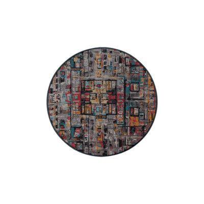 Machine Washable Brown Area Rug