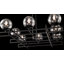 Lustre 8 lumières noir mat Devony-70337167