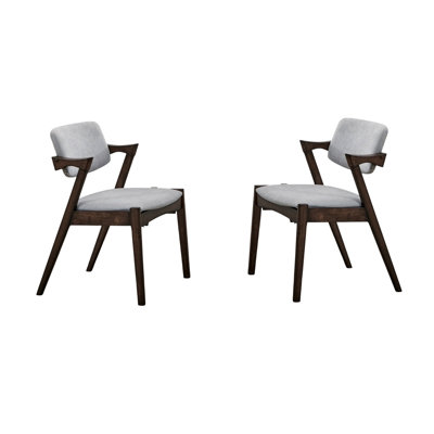 Ensemble de chaises de salle à manger de style Mid-Century 2 pièces