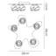 Clarabella 5-Light 110cm Flush Mount-33702023