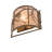 Rustic Lodge Flush Mounted Sconce-125006221-125006222