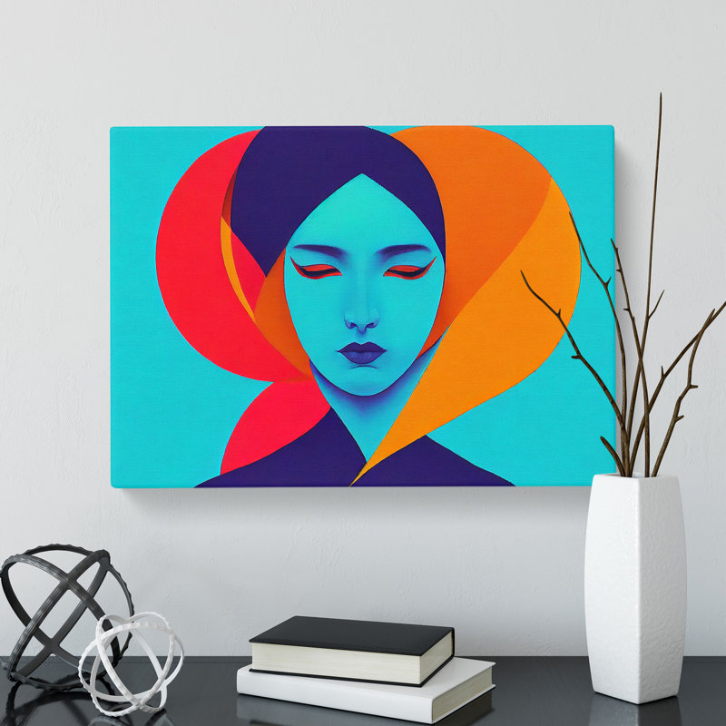 Woman Modern Art Vol.2 - Wrapped Canvas
