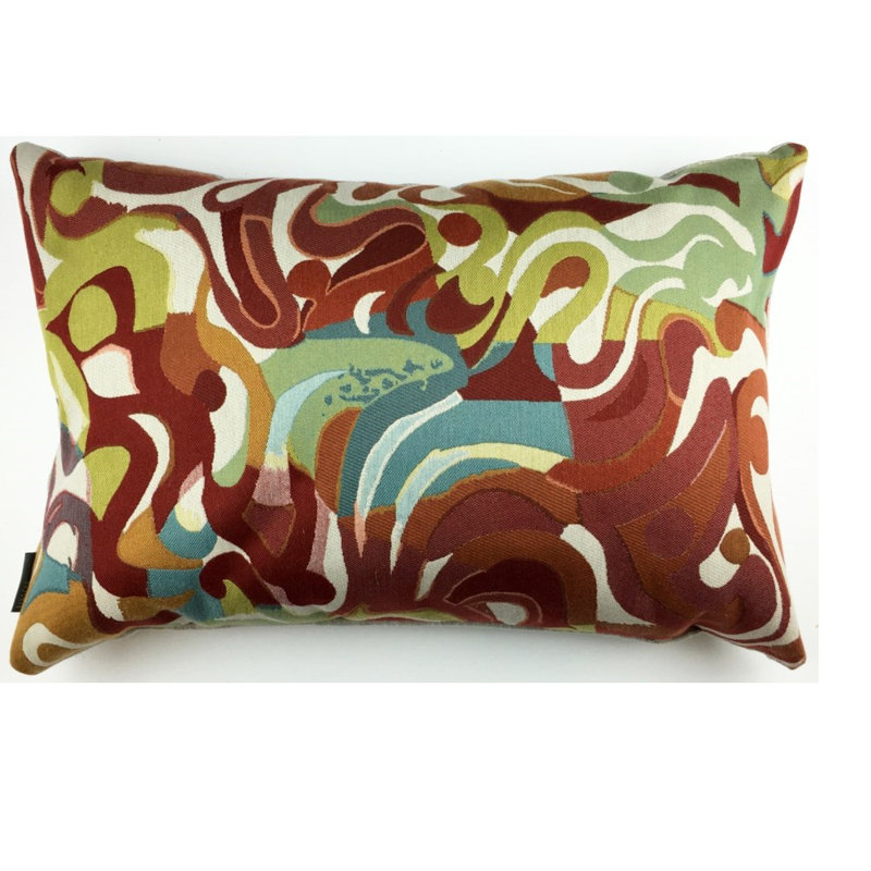 Housse de coussin Cuffee, Rouge / Orange