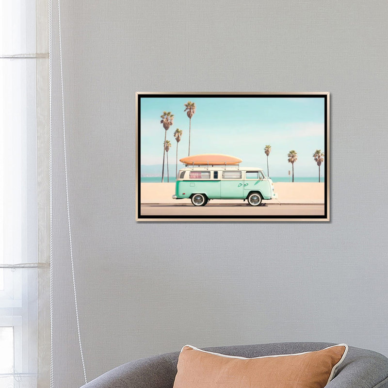 Pacific Pacific Van - reproduction d'art murale encadrée, H 18 po x l 26 po, Reproduction encadrée sans passe-partout