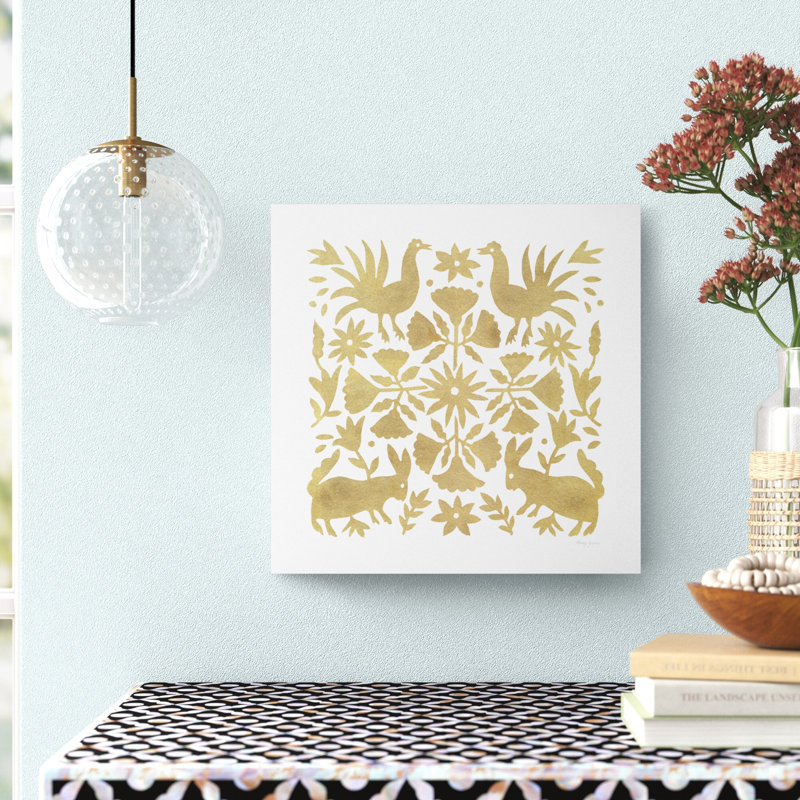 «Otomi Elegance V» par Nancy Green, reproduction sur toile, H 12 po x l 12 po