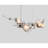 9 - Light Dimmable Linear Leaves Chandelier-87849777-87849787-131382292