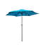 Parasol de patio de 9 pi avec motif à glace et bouton-poussoir et auvent de vent