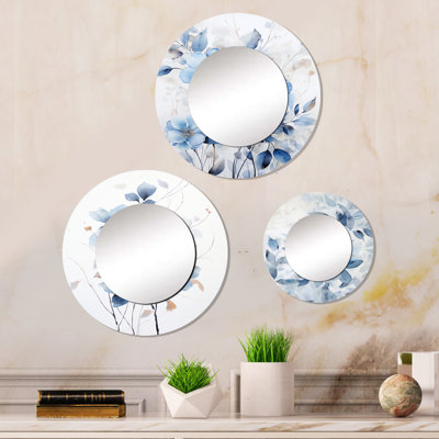 Elisse Metal Round Mirror