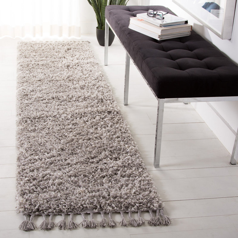 Gafton Pro Lux Shag 400 Performance Geometric Rug, Runner 2' x 8'
