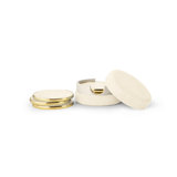 Round Coaster Set With Holder