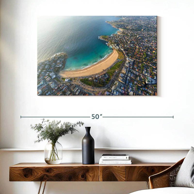 Nicci Bondi Beach Aerial View, 26" H x 39" W