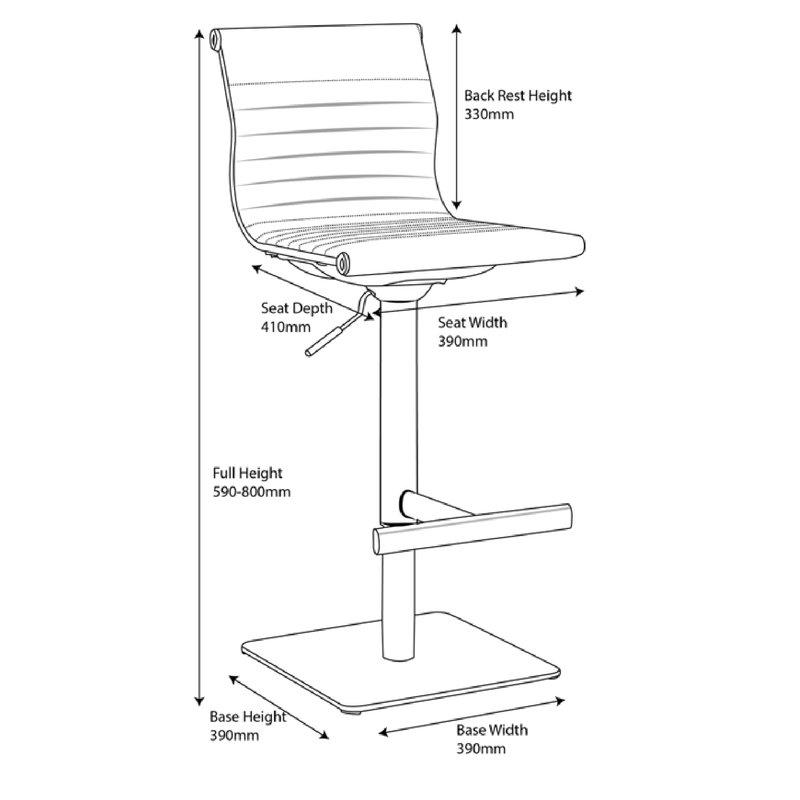 Batres Swivel Upholstered Adjustable Height Counter Stool with Metal Frame, White