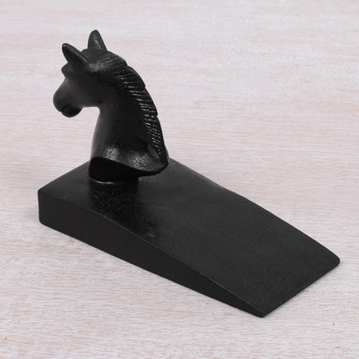 Nappanee Handy Horse Wood Wedge Floor Stop