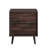 Vansant 1 - Drawer Nightstand with Drawer and Open Compartment, Solid Wood Legs-1042174663